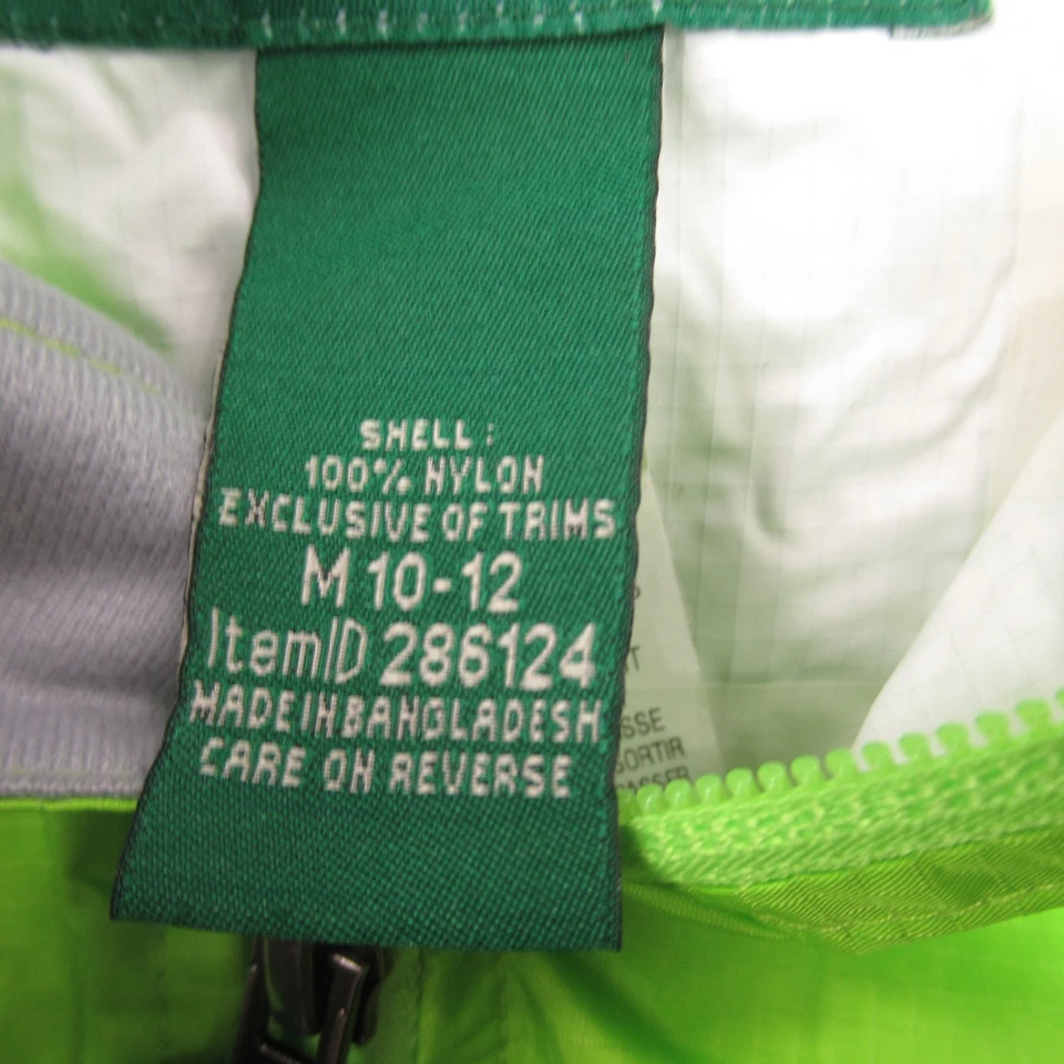 Chaqueta LL Bean Niñas Mediana 10-12 Manga Larga Bolsillos con Capucha Ligera Foto 4 de 4