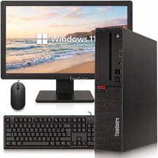 Lenovo ThinkCentre M720S SSF PC i5-8500 32GB RAM 1TB SSD 24'' LED Win11 Pro