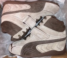 SIZE 5.5 - Puma Womens Speedcat Wedge Totally Taupe Chocolate NEW IN HAND