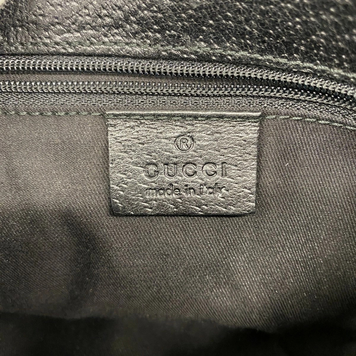 Gucci GG Canvas Waist Bag 131236 Black Silver Hardware thumbnail 5