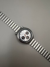 ✅Mini Focus TSUNO Bullhead Chronograph Edelstahlband Luminous – Neu - 38mm✅