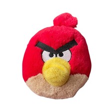 Angry Birds Small Red Bird Plush Officially Licensed 2010 6.5 Stuffed Animal