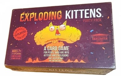 Exploding Kittens Party Pack 120 Cards New Sealed