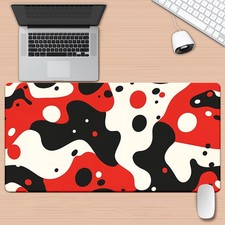 40 90cm1pc Camouflage Gaming Mouse Pad - Large Anti-Slip Rubber Desk Mat for Off