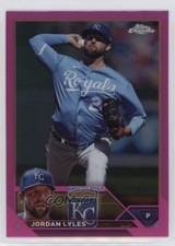 2023 Topps Chrome Update Pink Refractor Jordan Lyles #USC184 fm0
