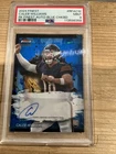 2024 Topps Finest Rookie  Auto Caleb Williams #RFA-CW Blue Checkerboard  /99