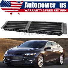 Upper Radiator Shutter Grille Air Intake For 2016-2021 Chevy Malibu W/O Motor