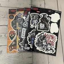 Lot of Lethal Threat Designs Sticker Decals – Assorted Styles – New / Unused