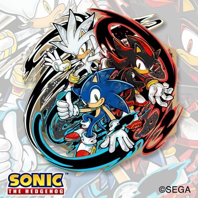 SDCC 2026 SEGA Sonic the Hedgehog Sonic, Shadow, and Silver Enamel Pin LE125
