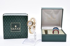【NEAR MINT】GUCCI Change Bezel 11/12.2 10 Colors Quartz Women's Watch Japan