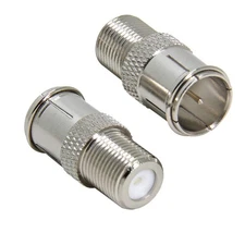 Coax Quick Connect, 2 Pack Ullnosoo F Type Male to Female Push on Connector A...