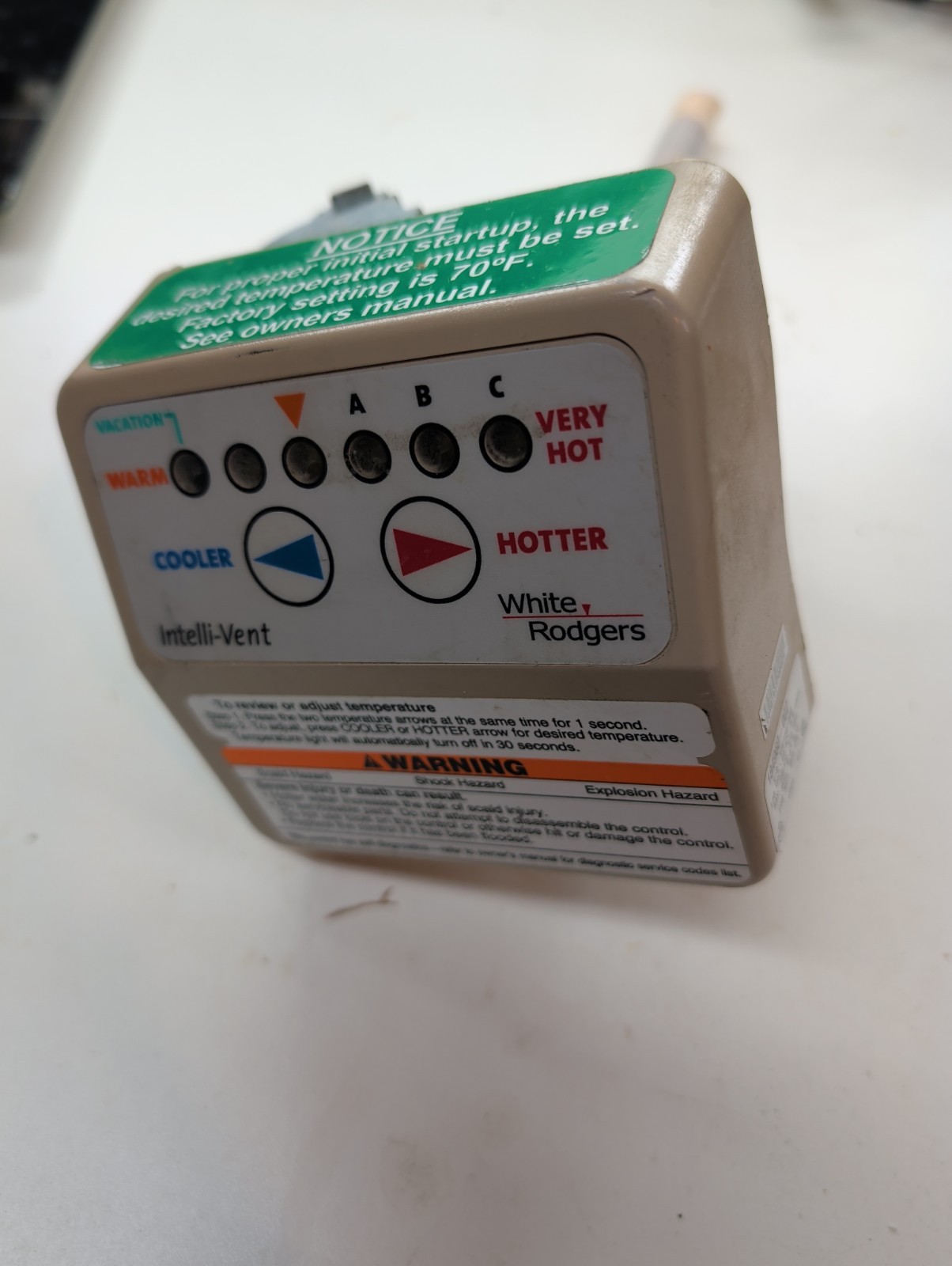 AO Smith 9005964005 K Gas Control Valve White Rodgers 184960-002 37E73A-306