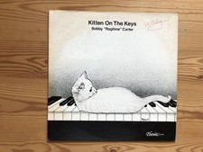 BOBBY RAGTIME CARTER  KITTEN ON THE KEYS  RARE EBONITE LABEL  BOBBY CARTER