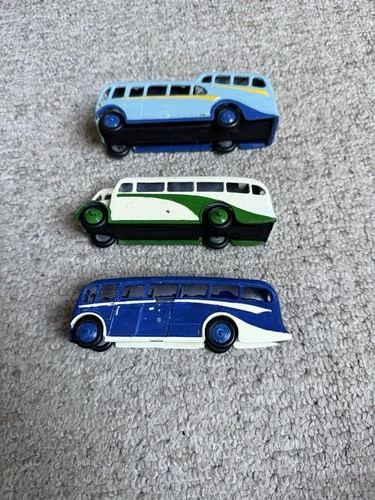Vintage Dinky Toys Observation Luxury Coach Lot X3