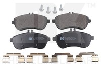 Bremsbelagsatz Scheibenbremse NK 223366 FüR Mercedes Klasse SLK SLC W204 W212