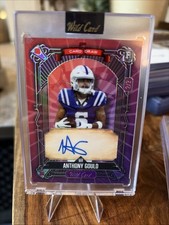 2024 Wild Card 5 Card Draw Anthony Gould Red 2/2 Blue Ink Auto