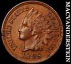 1899 Indian Head Cent- Scarce High Grade Luster No Reserve #J2793