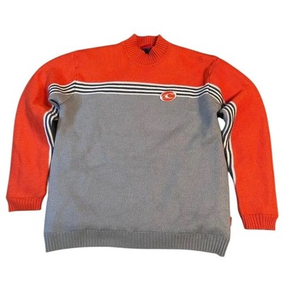 O'Neill Explore Series Insulated Sweater Men's XXL/XL Orange/Gray Very Rare