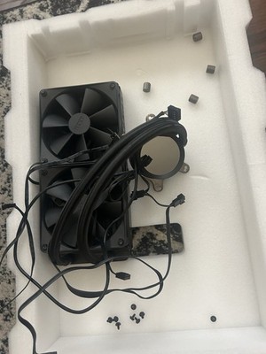 NZXT Kraken 240 2x120mm AiO Liquid CPU Cooler - Matte Black