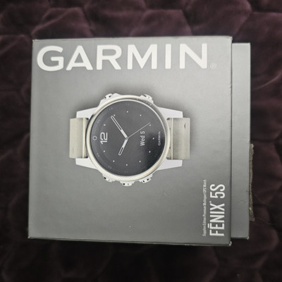 Garmin fēnix 5S GPS Multisport Watch Heart Rate, Blue, 8pc w/ Extras