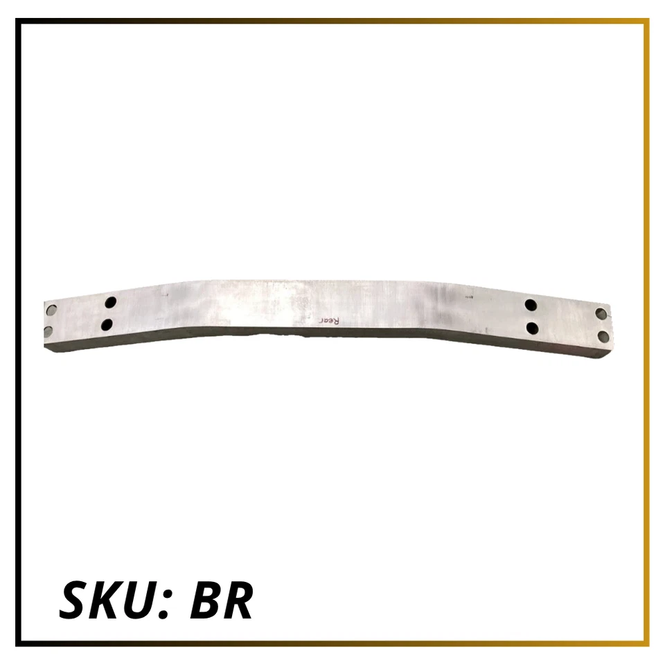 08-12 Infiniti EX35 parachoques trasero refuerzo de impacto barra de choque soporte de viga OEM Foto 2 de 4