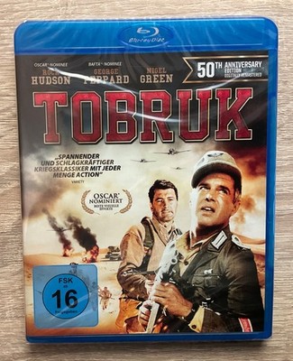 Tobruk - 50th Anniversary Edition (Blu-ray) Rock Hudson, George Peppard *SEALED*