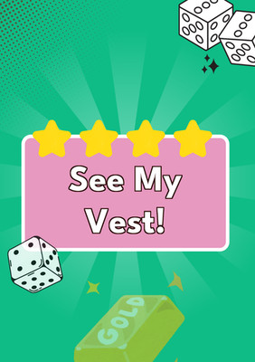 See My Vest - 4 star card - Set 14 Monopoly go