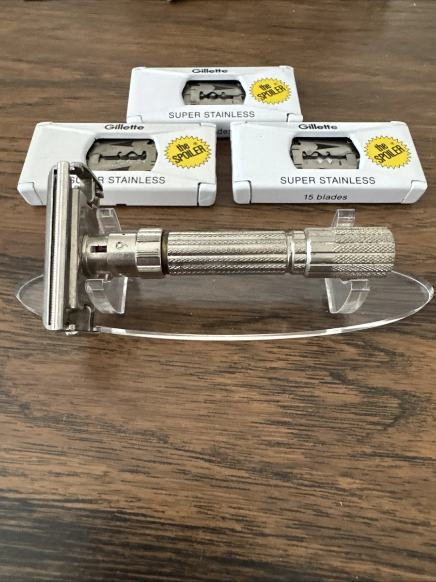 Preços baixos em Antiga navalha Gillette Fat Boy | eBay