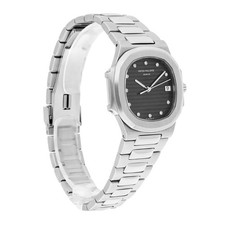 Patek Philippe Nautilus Quartz 33mm Black Dial Stainless Steel Watch 3900/1 B... 6