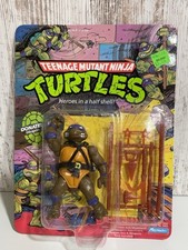 New Sealed Playmates TMNT Donatello 1988 10 Back Ninja Turtles UNPUNCHED