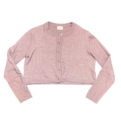 Aritzia Wilfred SoftSpoke Sicily Cardigan Womens Size Extra Small XS in Purple