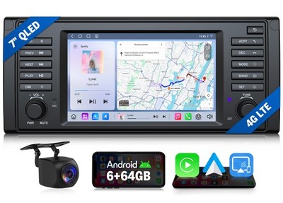Eonon E39X6S2 6+64 7 Zoll für BMW E39 Autoradio Wireless CarPlay GPS Navi 4G LTE