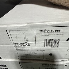 Delta 9159TLV-BL-DST Trinsic Kitchen Faucet Touch2O VoiceIQ - Matte Black