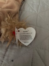 Ty The Beanie Babies Collection Spunky Dog Plush Toy