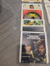 Lot of 5 RCA Selectavision CED Video Discs Movies Action Movies Untested