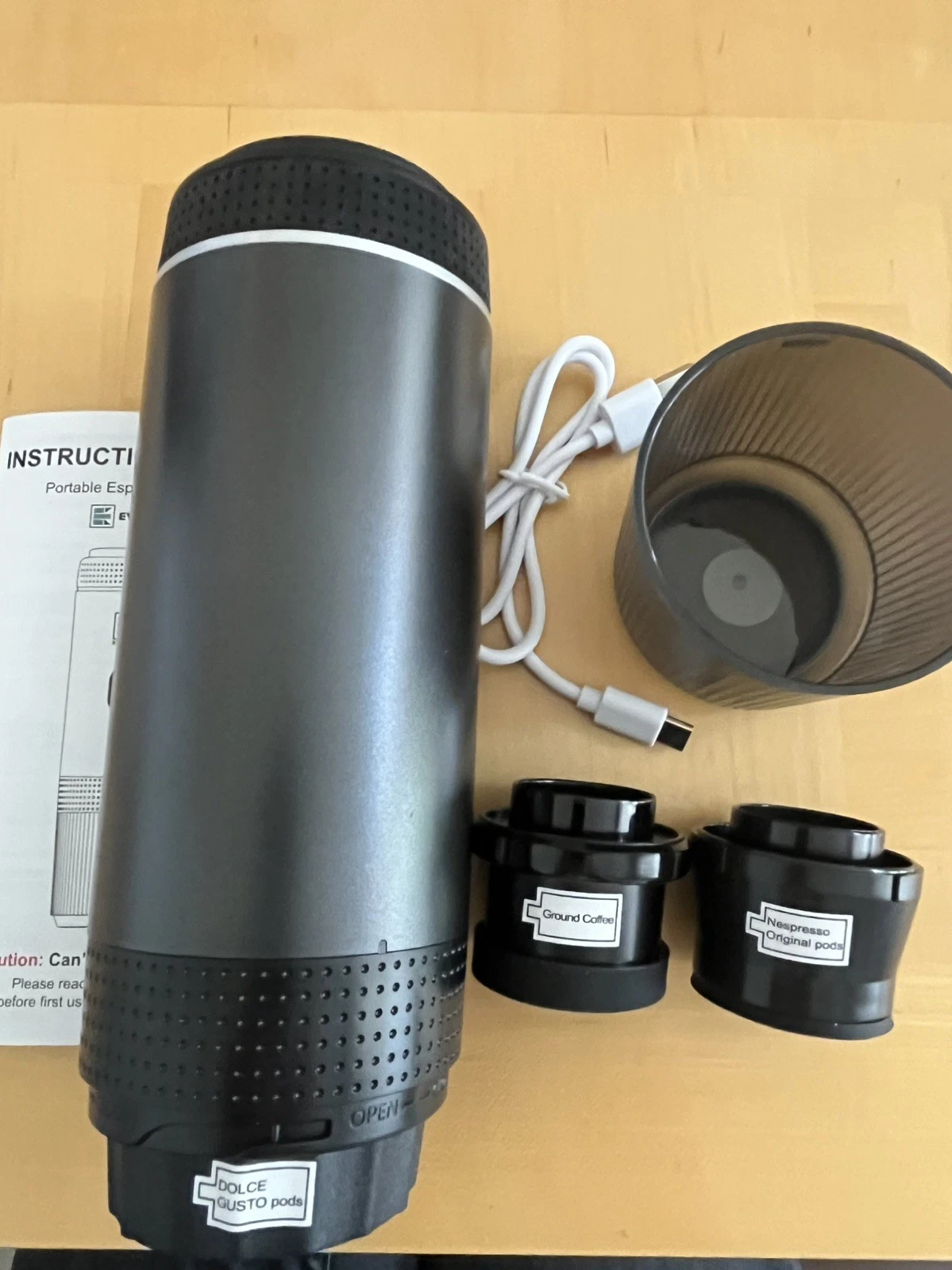 Everange 5V Portable Espresso Maker Travel Coffee Machine
Opens in a new window or tab