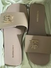 BURBERRY Slides 6.5 Sandals *New In Box* — photo 1