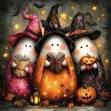 Halloween Ghost X0.3 Diamond Art Kit for Adults DIY Craft