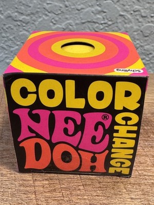 Schylling Dohzee Color Change YELLOW Groovy Glob NEE DOH Soft Cush Plush New  