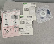 Canon PowerShot SD450 Camera Instruction Manual User GUIDES Basic n Advanced CD