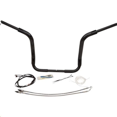 Fat Baggers Inc 809514-B 1-1/2in. EZ Install Pointed Top Handlebar Kit - Black