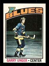 1976-77 O-Pee-Chee #260 Garry Unger NM to NM+ (very light snow) TZ1 BXCP70