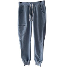 Figs Men's Medical Jogger Scrub Pants Technical Collection Powder Blue Pockets