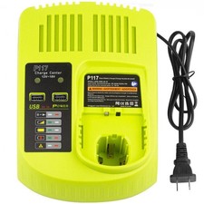 P117 Fast Charger For RYOBI 18V For One Plus P108 High Capacity Lithium Battery