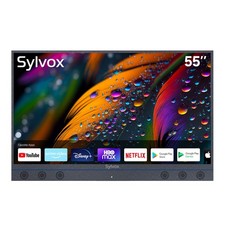 Sylvox 55in Smart Outdoor TV 4K UHD IP55 Waterproof 1000nits TV Wifi Bluetooth