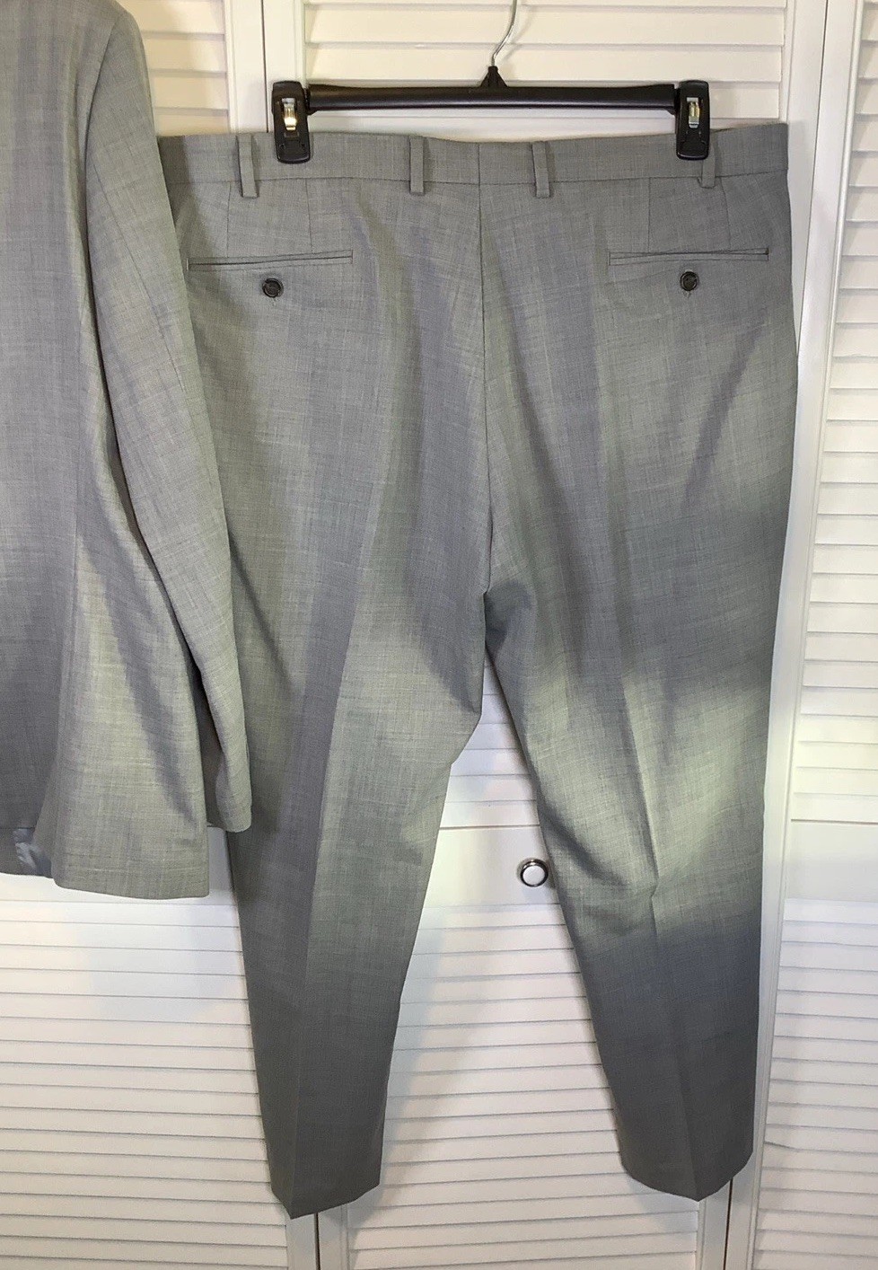 CHAPS Two-Button Wool Blend Suit 2 Pc Set Jacket … - image 7