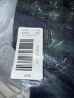 Loft Velvet Pants Womens Size 27/4 Green Dk. Blue Plaid Skinny High Rise Nwt — photo 4