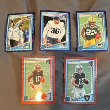 Donruss Rated Rookie Tyler Williams Borregales Golden Judkins Bech NFL Cards Lot