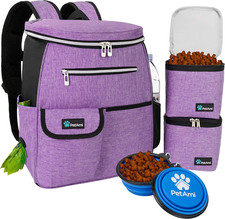 Dog Travel Bag Backpack, Airline Approved Dog Bags for Traveling, Puppy Diaper B