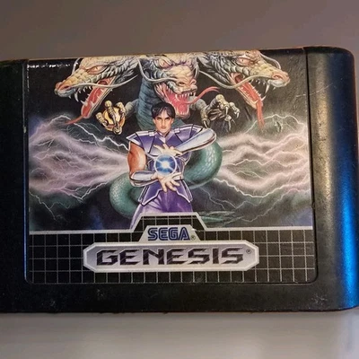 Jeu MYSTIC DEFENDER - Version Mega Drive / Genesis - Bon état, Issu De Grenier